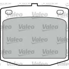 551641 VALEO Комплект тормозных колодок, дисковый тормоз