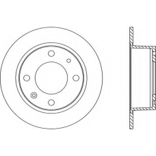 BDR1104.10 OPEN PARTS Тормозной диск