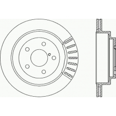 BDA1494.20 OPEN PARTS Тормозной диск