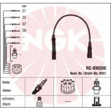 0551 NGK Комплект проводов зажигания