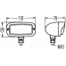 2ZR 001 193-011 HELLA Фара заднего хода