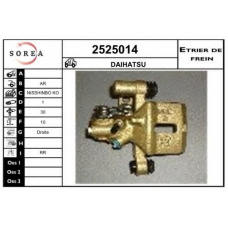 2525014 EAI Тормозной суппорт