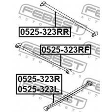 0525-323R FEBEST Рычаг независимой подвески колеса, подвеска колеса