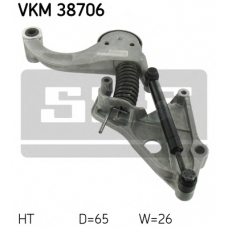 VKM 38706 SKF Натяжной ролик, поликлиновой  ремень