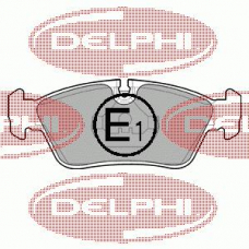 LP710 DELPHI Комплект тормозных колодок, дисковый тормоз