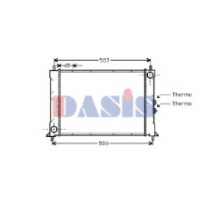 370390N AKS DASIS Радиатор, охлаждение двигателя