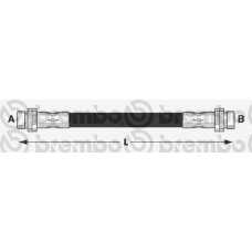 T 24 048 BREMBO Тормозной шланг