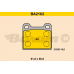 BA2162 BARUM Комплект тормозных колодок, дисковый тормоз