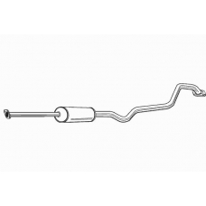 614782 FONOS Средний глушитель выхлопных газов