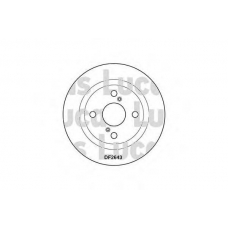 DF2643 TRW Тормозной диск