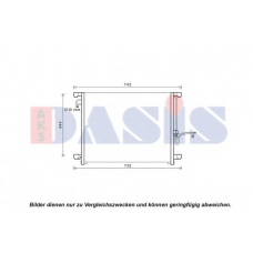 072052N AKS DASIS Конденсатор, кондиционер
