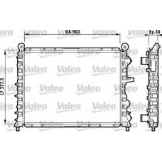 811072 VALEO Радиатор, охлаждение двигателя