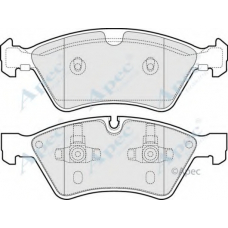 PAD1441 APEC Комплект тормозных колодок, дисковый тормоз
