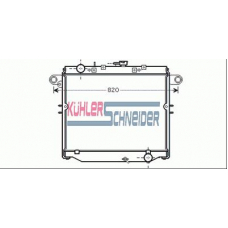 3201591 KUHLER SCHNEIDER Радиатор, охлаждение двигател