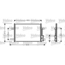 818048 VALEO Конденсатор, кондиционер