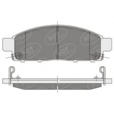 SP 333 SCT Комплект тормозных колодок, дисковый тормоз