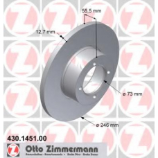 430.1451.00 ZIMMERMANN Тормозной диск