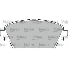 598451 VALEO Комплект тормозных колодок, дисковый тормоз