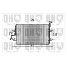 QCN484 QUINTON HAZELL Конденсатор, кондиционер