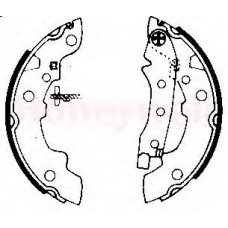 361179B BENDIX Комплект тормозных колодок