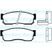 BP-6510 KAVO PARTS Комплект тормозных колодок, дисковый тормоз