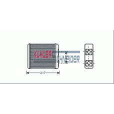 1890231 KUHLER SCHNEIDER Теплообменник, отопление салона