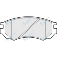 PAD790 APEC Комплект тормозных колодок, дисковый тормоз
