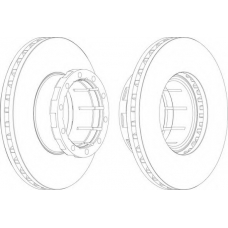 FCR114A FERODO Тормозной диск