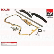 TCK178 FAI AutoParts Комплект цели привода распредвала