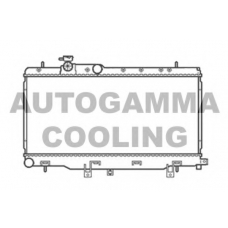 104105 AUTOGAMMA Радиатор, охлаждение двигателя