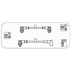 FS36 JANMOR Комплект проводов зажигания