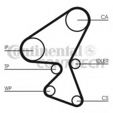 CT1063K1 CONTITECH Комплект ремня грм