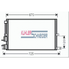 2720151 KUHLER SCHNEIDER Конденсатор, кондиционер