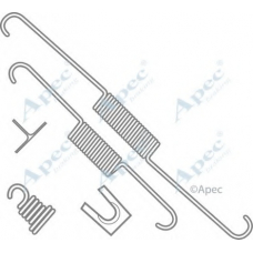 KIT712 APEC Комплектующие, тормозная колодка