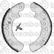 S 24 513 BREMBO Комплект тормозных колодок