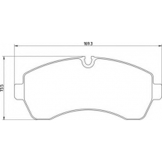 363700036026 MAGNETI MARELLI Комплект тормозных колодок, дисковый тормоз