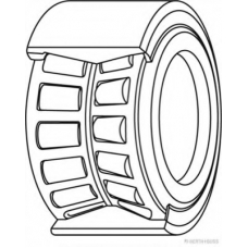 J4711048 HERTH+BUSS JAKOPARTS Комплект подшипника ступицы колеса