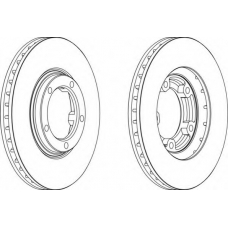 DDF1404C FERODO Тормозной диск