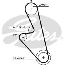 5449 GATES Ремень ГРМ