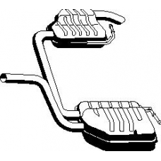 343299 ERNST Глушитель выхлопных газов конечный