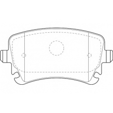 WBP23326B WAGNER LOCKHEED Комплект тормозных колодок, дисковый тормоз