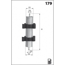 ELG5460 MECAFILTER Топливный фильтр