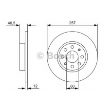 0 986 479 402 BOSCH Тормозной диск