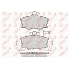 626.0098 VILLAR Комплект тормозных колодок, дисковый тормоз
