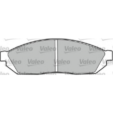 598185 VALEO Комплект тормозных колодок, дисковый тормоз