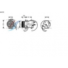 AIK255 AVA Компрессор, кондиционер