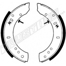 092.302 TRUSTING Комплект тормозных колодок