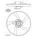 47070 NRF Вентилятор, охлаждение двигателя