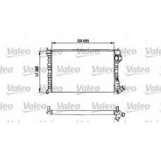 730936 VALEO Радиатор, охлаждение двигателя