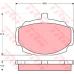 GDB331 TRW Комплект тормозных колодок, дисковый тормоз
